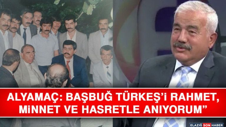 Alyamaç: Başbuğ Türkeş’i Rahmet, Minnet ve Hasretle Anıyorum”