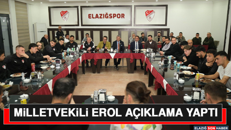 Milletvekili Erol Açıklama Yaptı