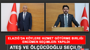 Elazığ’da Köylere Hizmet Götürme Birliği Encümen Seçimleri Yapıldı
