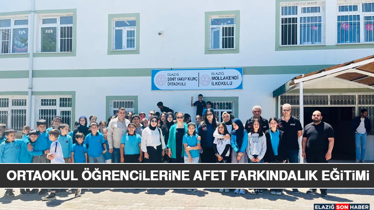 Ortaokul Öğrencilerine Afet Farkındalık Eğitimi